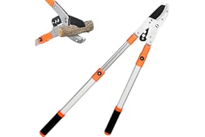 Kurtzy High Performance Telescopic Anvil Lopper 67-100 cm - Extendable Garden Loppers & Telescopic Loppers - Professional Razor Blades Hedge Trimmer for Thick Branches