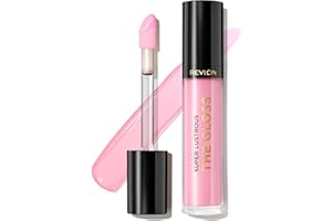 Revlon Super Lustrous Lip Gloss, High Impact Lipcolor with Moisturizing Creamy Formula, Infused with Agave, Moringa Oil, & Cupuacu Butter, Sky Pink (207)