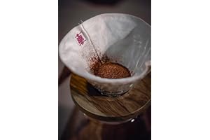 Filtro de café ATHIA para Chemex, Hario V60, 100% algodón, reutilizable, con forma de cono, paquete de 3 unidades para goteros de 1 a 4 tazas, alternativa ecológica a los filtros de papel