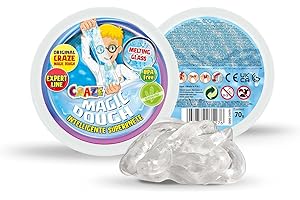 MAGIC DOUGH- Intelligente Superknete für Kinder Kinderknete Plastilina Inteligente, Color Cristal liquido, 70 gr (Craze 35276)