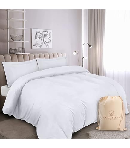 Istyorning Set Copripiuino In Tinta Unita, Orbido E Di Alta Qualità, 100% Cotone Egiziano A - Foto 3