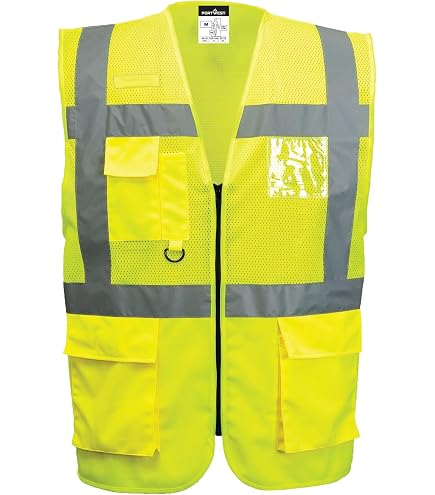 Korntex Gilet Di Sicurezza Per Bambini Con Cappuccio EN 1150 – Alta Visibilità Con Strisce Riflettenti 5 Cm – Regolabile In Velcro