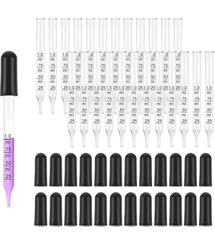100 Pipettes Plastique Alimentaires OUDQFCJ - Graduées 4 Ml, Pour Confiture, Chocolat, Cupcakes
