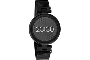Oozoo Smartwatch Unisex Fitness Watch 39 mm with 16 mm Milanese Strap for Men and Women Fitness Watch with Pedometer Fitness Tracker Sports Watch for iOS and Android