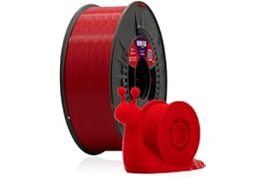 WINKLE Filament PLA HD Diablo Red | Filament do drukarki 3D | Filament PLA 1,75 mm 300 g | Czerwony PLA, kompatybilny ze wszystkimi drukarkami 3D, dokładność wymiarowa, cewka 300g