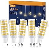 TASMOR Lampadine LED G9 7W, Lampadina G9 LED Luce Calda, Equivalente 70W Lampada Alogena, 700LM, LED G9 Bianco Caldo 3000K, A