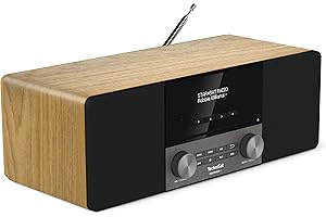 Technisat Digitradio 3 0003/3913 Radio, Brązowy/Czarny, 17 x 38 x 13 cm