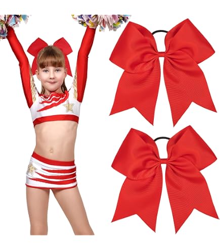 Fiocco Per Capelli Tie Dye Viola – Grande Nastro Per Cheerleader – 19 Cm – Per Code Di Cavallo E Gare