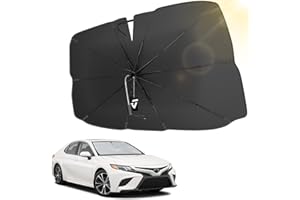 ‎JOYTUTUS Sonnenschutz Auto Frontscheibe, mit UV-Schutz für Windschutzscheibe, Sonnenschirm mit Verstellbarer Stange, für die meisten Autos SUVs(Mit EU-patentiertes Design)