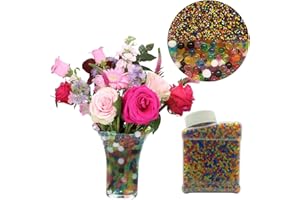 NITZCHE 50000 Pcs Colorful Water Beads Balls Non Toxic Balls,Multicolor Water Gel Jelly Balls Floating Pearls, Wedding Centerpiece Arrangement, Floating Candle Making