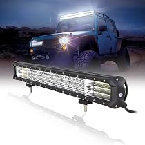 SKYWORLD 3D 51cm 126W LED Light Barre 12V Rampe 4x4, Projecteur LED Bar SKYWORLD 3D 51cm 126W LED Light Barre 12V Rampe 4x4, Projecteur LED Bar