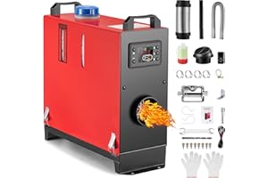 Redriver Diesel Heater 8KW All in One, 12V/24V Parking Fuel Heater, Night Air Heater with Premium Silencer, Upgrade Smart Remote Control For Truck, Boat, Car Trailer, Motorhomes, Campervans, Caravans