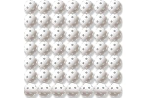 CAITON Golf Übungsbälle, Indoor Practice Golf Ball, Luftstrom-Löcher Golfbälle, Dauerhaft Golfschwung Trainingsball, Für Wohnzimmer, Golfplatz, Hof, Plastic Golfspiel Ball