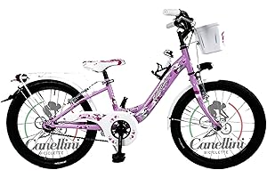 BICICLETTE CANELLINI Bicicleta para niña Venere 20 Baby Bunny - Ruedas de 20 pulgadas