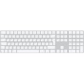 Apple Touch ID &ouml;zellikli ve Sayısal Tuş Takımlı Magic Keyboard: Bluetooth, şarj edilebilir. Apple &ccedil;ipe sahip Mac bilgisayarla