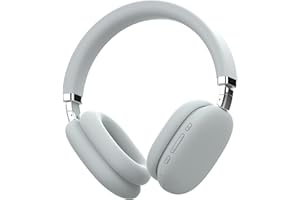 groov e Fusion Wireless Headphones - Active Noise Cancelling Headphones with 32Hrs of Audio Playback - Bluetooth & 3.5mm Audio Jack - White