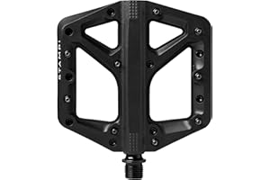 CRANK BROTHERS Crankbrothers Stamp Flat BMX/MTB Fahrradpedal – Plattform-Fahrradpedal, minimales Profil, Verstellbarer Griff