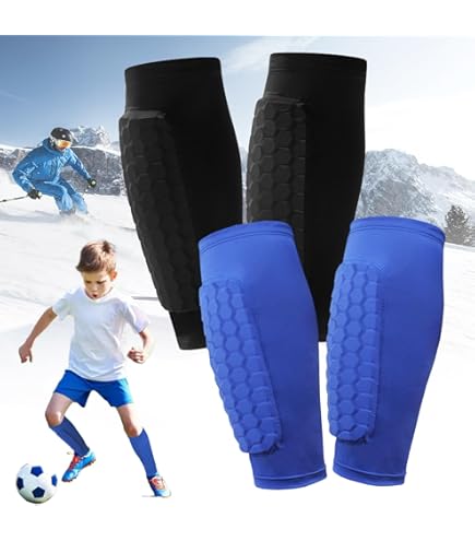 Chaussettes De Foot Avec Protège-tibias Intégrés – Neuf – Taille Unique