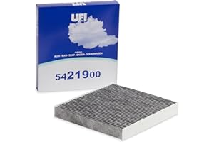 UFI Filters, Filtro Abitacolo ai Carboni Attivi 54.219.00, Filtro Abitacolo per Ricambio, Adatto a Auto, Applicabile su Diversi Modelli Audi, Cupra, Man, Seat, Skoda e Volkswagen