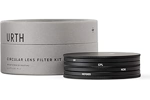 Urth 72mm Filtr UV, Okrągły Filtr Polaryzacyjny (CPL), ND8, ND1000 Zestaw Filtrów do Obiektywu (Plus+)