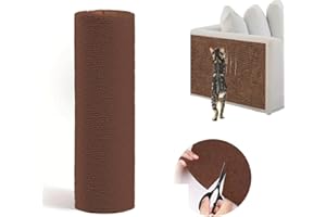 BFYDOAA Cat Scratching Mat for Furniture Protector, 200x40 cm Self Adhesive Cat Scratch Pad Replacement for Cat Tree Tower Scratching Board Post
