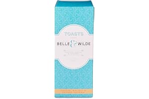 Belle & Wilde Cheese, Walnut & Smoked Paprika Artisan Toasts | Handcrafted, With No Preservatives I Suitable For Vegetarians & 100% Gluten Free | Perfect With Cheese, Dips & Pâtés