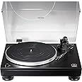 Audio-Technica LP5x Giradischi a Trazione Diretta Completamente Manuale Nero