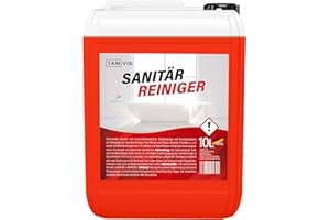 TAM VIS 10L Sanitärreiniger mit erfrischendem Zitrus Duft - 10 Liter Kanister - Konzentrat - TAMVIS Badreiniger