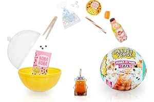 MGA's Miniverse Make It Mini Cafe Series 4 - Mini Objets de Collection, DIY, Jeu de Résine, Réplique d’Aliments, pour Collectionneurs et Enfants de 8 Ans et +, Non Comestible