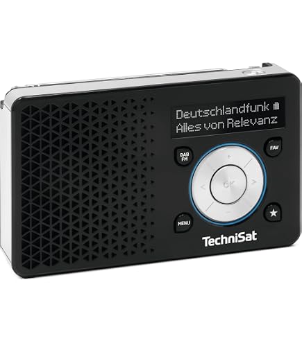 TechniSat Digitradio 1 SWR3 Edition: Radio DAB+ Portátil Con 10h De Batería, Hecho En Alemania Y Botón Directo A SWR3