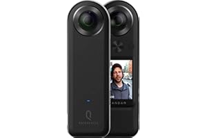 KANDAO QooCam 8K Enterprise con cámara de Vista Completa HDMI para transmisión en Vivo, Video de vlogging y Foto de Vista Completa con F2.0 1/1.7 con cámara Digital Compatible con 5G