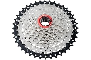 KTKEET Cassette de 9 velocidades 11-30T/32T/34T/36T/40T/42T/46T/50T/50T/ Cassette de bicicleta de montaña y carretera de 9 velocidades compatible con Shimano Ultegra xt Sunrace Sram