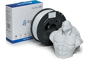 Filamento PLA 1.75mm 1kg Granito/Mármol (Texturizado), Figutech ONE filamento 3D, precisión +/- 0.02mm, PLA optimizado para impresora 3D, alta adherencia y resistencia, fluidez mejorada
