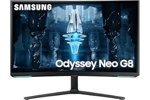 SAMSUNG LS32BG850NPXEN - Monitor Curvo Gaming 32'' Neo QLED 4K, 3840 x 2160, 21:9, 1.000.000:1, 1000R, 240 Hz, 1 ms, 350 CD/m², HDMI, FreeSync Premium Pro, Negro