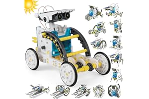 SOOTOUO Juguetes Robots para Niños, 13 en 1 Stem Kit Solar Construcción Juguete Educativos 8-12 Años, Infantiles Juegos Robotica Experimentos Regalos Cumpleaños Niñas Niños 8 9 10 11 12 Años