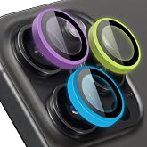 BUFF LABS iPhone 14 Pro Max / 14 Pro Neon Metal Lens Koruyucu (Mix)
