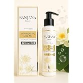 Sanjana Beauty Skin Whitening Cream, Glycolic Acid Whitening Cream, 125 ml Suitable for All Skin Types