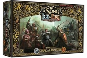 CMON Cool Mini or Not - A Song of Ice and Fire: Thrones Stark vs Lannister Starter Set - Miniature Game