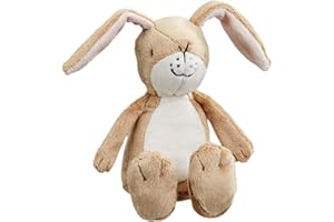Rainbow Designs Little Nutbrown Hare Grottle Toy - Zabawki sensoryczne dla niemowląt | Miękka pluszowa grzechotka dla noworodków