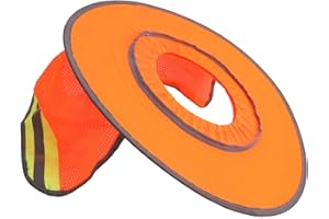 Jinyi Sombrero de Seguridad Parasol para el Sol, Transpirable Color Naranja Parasol para Casco Algodón Suave para Trabajador de la construcción para el Trabajador de saneamiento para el Trabajo