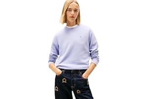 Tommy Jeans Damen Pullover Crew Neck Rundhalsausschnitt