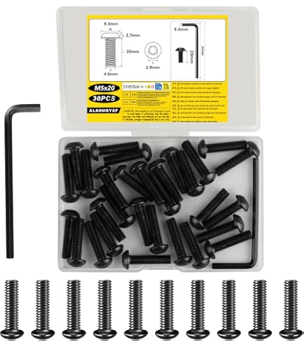 Bulloni Per Carrozza Acciaio Inox Nero M3 M4 M5 M6 M8 M10 M12 - Viti A Testa Tonda - Foto 5