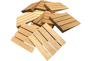 [FIXINGS DIRECT] 48x Hardwood Wooden Wedges (95mm x 19mm) Perfect For Fence Panel Wedges Wooden Shims Or Wooden Packers