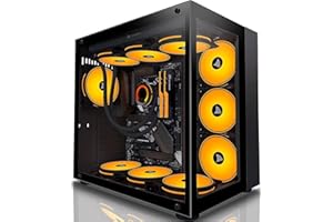 EMCA4 Computer Gaming PC Assemblato i9 14900k 24core 6Ghz- RADEON RX 7900 XTX 24GB - M.2 1TB nvme Gen4 - Ram 32GB DDR5 6000mhz EXPO - Z790-10 Ventole ARGB - Dissipatore Liquido 360mm - Windows 11