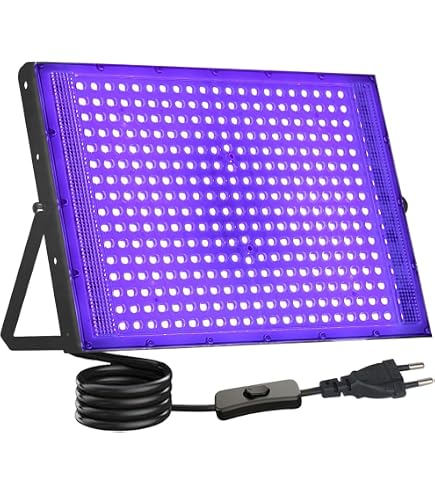 T-SUNUS Projecteur Lumière Noire LED 30W – 2 Pièces – UV 400-405nm IP66 Étanche – Effet Fluo Parfait Pour Soirées, Peinture Fluorescent & Décoration Scène