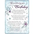 Birthday Graveside Memorial Card Plastic coated and Waterproof - Remembering You on your Birthday 0936