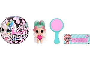 L.O.L. Surprise! Eye Spy Series Baby Sisters – Zawiera 1 Lalkę w Opakowaniu-Niespodziance, z Funkcją Zmiany Koloru i Ukrytymi Niespodziankami, w Zestawie Stroje i Akcesoria, Zbierz wszystkie 8 lalek