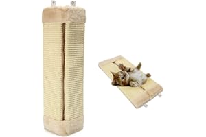 Luebel PET KITTEN CORNER SISAL WALL SCRATCHER CATS HANGING CAT SCRATCHING POST BOARD