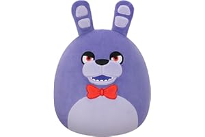 Squishmallows Original Five Nights at Freddy’s 8-Inch Classic Bonnie | Collectable Cute Plush Toy, Cuddly Toys for Children, Soft Toys, Cute Teddies Suitable for Girls and Boys Ages 3