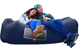 AngLink Luftsofa 2022, neuer Kissenentwurf, wasserdichtes, aufblasbares Air Lounger mit 2 Lufteinlass Laybag, Outdoor Sofa, Tragebeutel für Camping, Park, Strand, Hinterhof